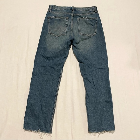 Zara TRF Womens Size 6 Classic Denim Straight Jeans - Picture 8 of 14